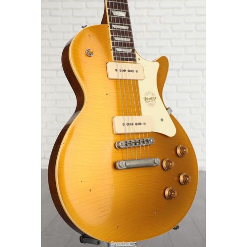  Heritage Custom Core Artisan Aged H-150 P-90 Electric Guitar - Gold Top