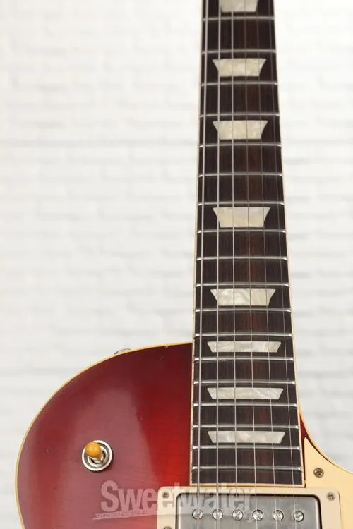  Heritage Artisan Aged Custom Core Plain Top H-150 - Dark Cherry Sunburst