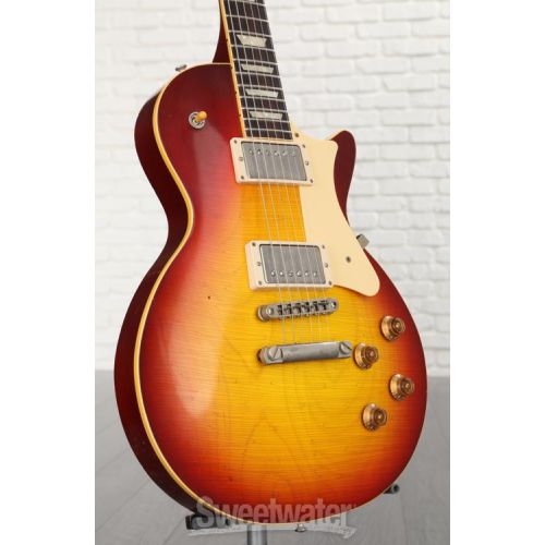  Heritage Artisan Aged Custom Core Plain Top H-150 - Dark Cherry Sunburst