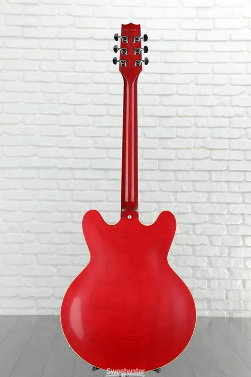  Heritage Custom Core H-535 Semi-hollowbody Electric Guitar - Trans Cherry