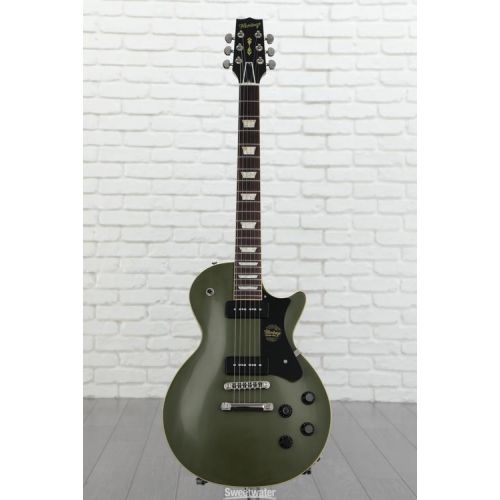  Heritage Custom Core Factory Special H-150 P-90 Electric Guitar - Olive Drab