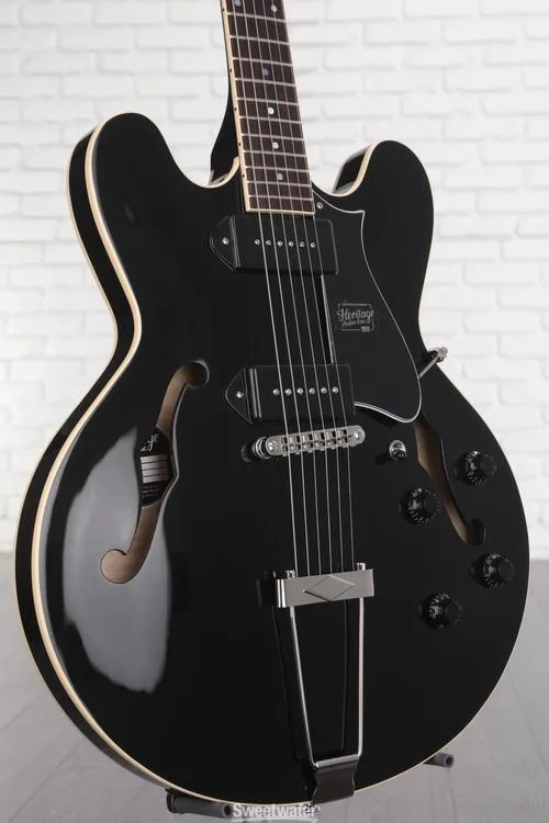  Heritage Standard H-530 Hollowbody Electric Guitar - Ebony