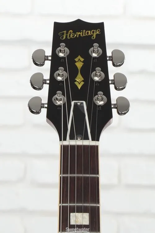  Heritage Custom Core H-535 Semi-hollowbody Electric Guitar - Dark Cherry Sunburst