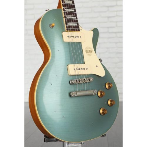  Heritage Custom Core Artisan Aged H-150 P-90 Electric Guitar - Pelham Blue