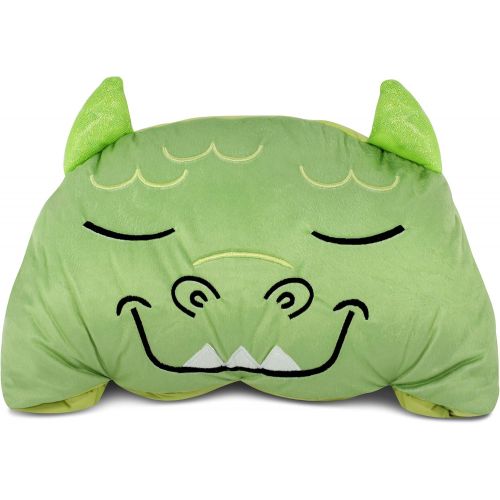  [아마존베스트]Heritage Kids Monster Plush Hooded Sleeping Bag, 64 L x 25 W, Green