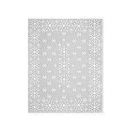 Heritage Lace 70 by 90-Inch Glisten with Glitter Tablecloth, Rectangle, White