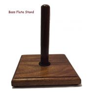 Heritage Music Products Flute Stands Solid Walnut (Single Base with Bass Flute Peg)