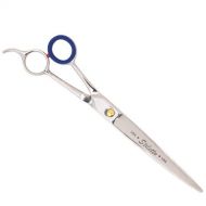 Heritage Products Heritage Stainless Steel Small Pet Stiletto Straight True Lefty Shears, 8-1/2-Inch
