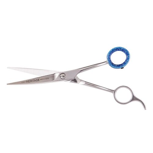  Heritage Products Heritage Pet Grooming Scissors with Curved Blade and Offset Handle, 7-1/2