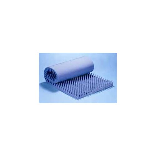  Hermell Products Inc. Hermell Convoluted Hospital Mattress Pad, Egg Crate Foam, Prevent Ulcers or Tissue Trauma - Blue