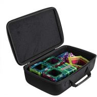 Hermitshell Travel Case for 30 Pieces / 62 Pieces.Fits up to 100 Pieces (Black)