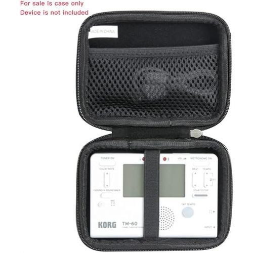  Hermitshell Hard Travel Case for Korg TM60BK / Korg TM50BK Instrument Tuner