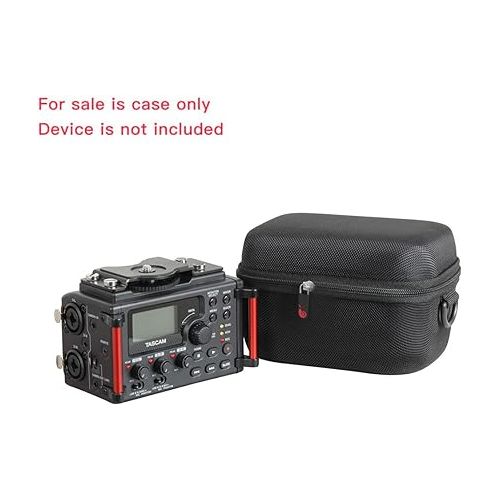  Hermitshell Travel Case for Tascam DR-60DMKII 4-Channel Portable Audio Recorder