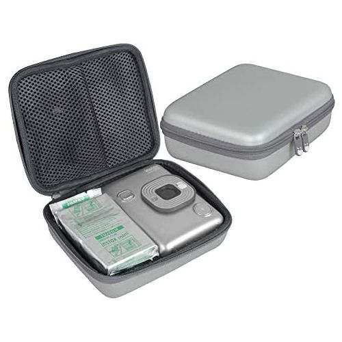  Hermitshell Hard EVA Travel Case for Fujifilm Instax Mini Liplay Hybrid Instant Camera (for Camera+Film, Grey)
