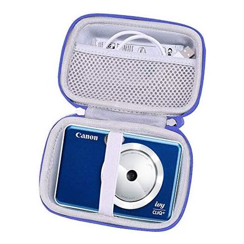  Hermitshell Hard Travel Case for Canon Ivy CLIQ+ Instant Camera Printer Mobile Photo Printer Via Bluetooth (Sapphire Blue)