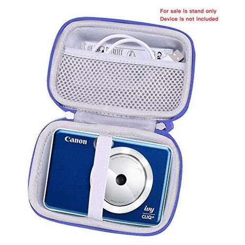  Hermitshell Hard Travel Case for Canon Ivy CLIQ+ Instant Camera Printer Mobile Photo Printer Via Bluetooth (Sapphire Blue)