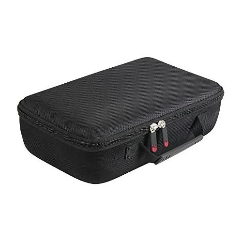  Hermitshell Hard Case fits DR.J Professional HI-04 1080P Supported 4Inch Mini Projector (Black)