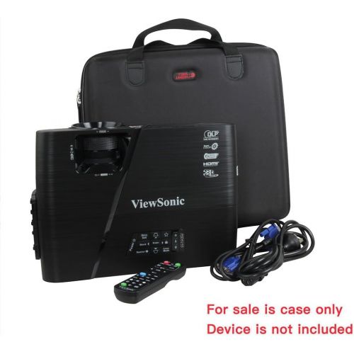  Hermitshell Case fits ViewSonic PA503S / PJD5155 / PJD5255 / PJD5555W / PJD7828HDL / Optoma HD243X 3300 Lumens SVGA HDMI Projector