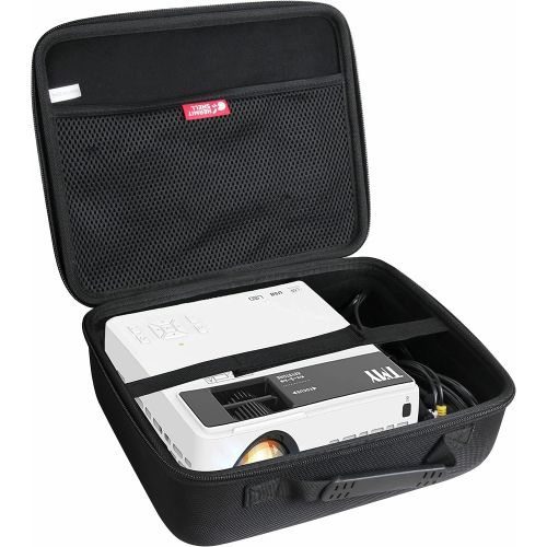  Hermitshell Hard Travel Case for TMY Projector 6500 Lumen Video Projector (Case for Projector + Tripod)