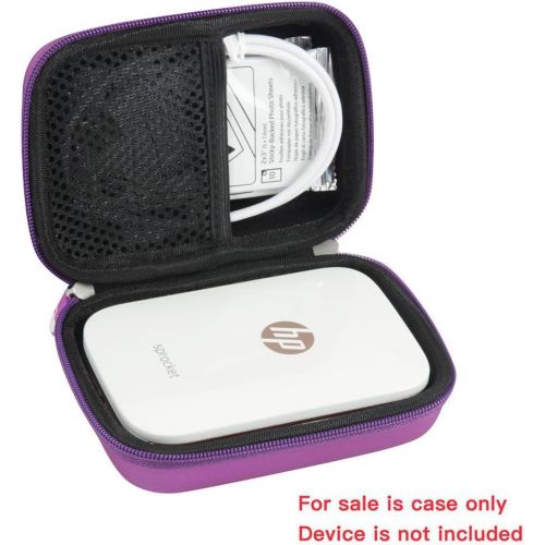  [아마존베스트]Hermitshell Hard EVA Travel Case for HP Sprocket Portable Photo Printer (Purple)