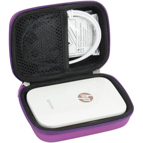  [아마존베스트]Hermitshell Hard EVA Travel Case for HP Sprocket Portable Photo Printer (Purple)