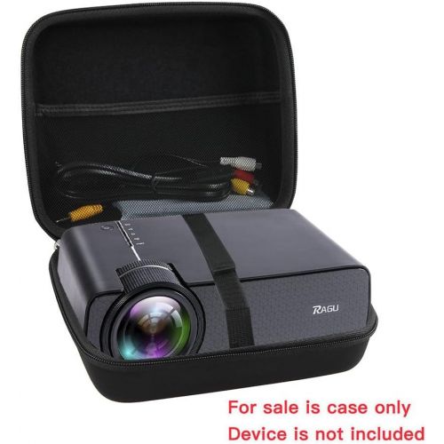  [아마존베스트]Hermitshell Hard Travel Case Fits Ragu Z400 1600 Lumens Mini Portable Projector