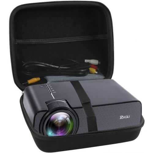  [아마존베스트]Hermitshell Hard Travel Case Fits Ragu Z400 1600 Lumens Mini Portable Projector