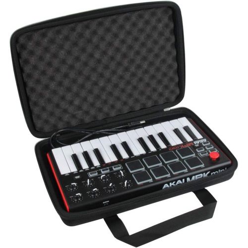  [아마존베스트]Hermitshell Hard Travel Case for Akai Professional MPK Mini MKII 25-Key Portable USB MIDI Keyboard (Black)