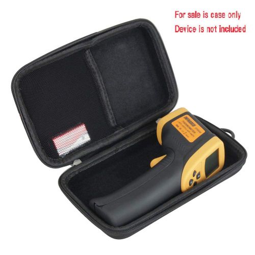  Hermitshell Hard Travel Case for Etekcity Lasergrip 800 Digital Infrared Thermometer Laser Temperature Gun (Black)