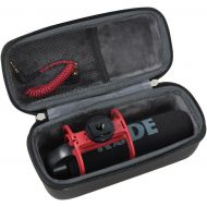 [아마존베스트]Hermitshell EVA Hard Protective Case Fits Rode VideoMic GO Light Weight On-Camera Microphone