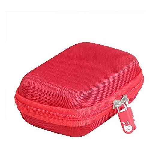  Hermitshell Hard Travel Case for Canon PowerShot ELPH 180 20 MP Digital Camera (Red)