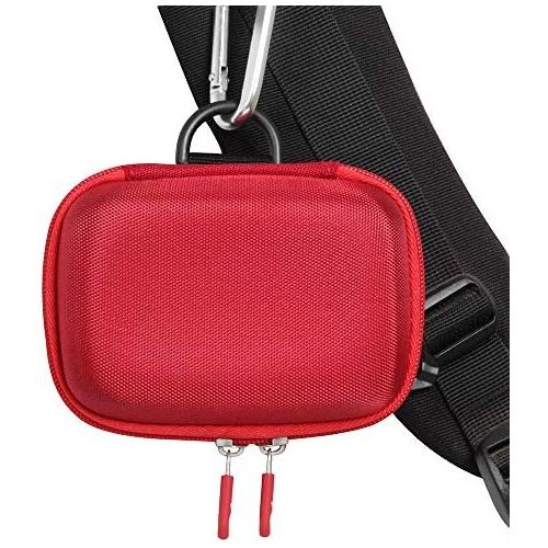  Hermitshell Hard Travel Case for Canon PowerShot ELPH 180 20 MP Digital Camera (Red)