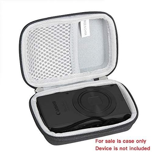  Hermitshell Hard Travel Case for Canon PowerShot ELPH 180 20 MP Digital Camera (Black)