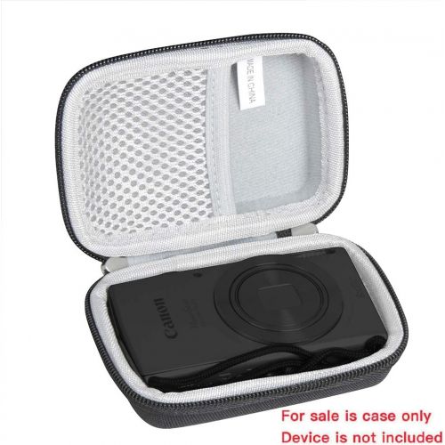  Hermitshell Hard Travel Case for Canon PowerShot ELPH 180 20 MP Digital Camera (Black)