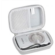 Hermitshell Hard Travel Case for Canon PowerShot ELPH 180 20 MP Digital Camera (Grey)