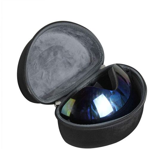  Hermitshell Travel Case for Ski Goggles, Snowboard Snow Goggles - Universal Accessory for Carrying Snow Eyewear of All Shapes and Sizes