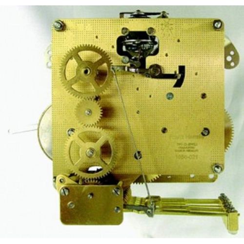  Hermle 1050-020 Triple Chime Mantel Clock Movement With Bronze Bushings