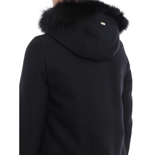  Herno Fur inserts technical fabric parka