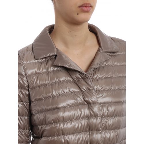  Herno Down padded taupe nylon jacket