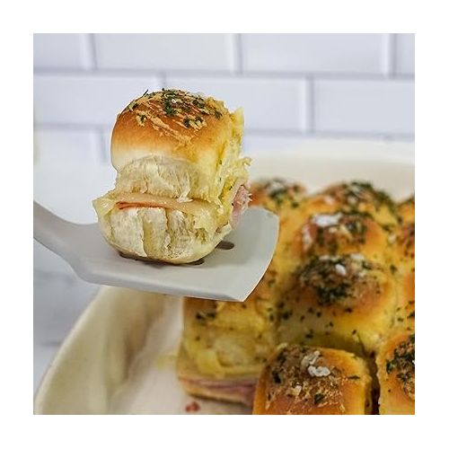  Hero Hawaiian Rolls - Net Low Carb Slider Buns & Dinner Rolls | High Fiber, 0g Net Carbs, 0g Sugar & 60 Calories per Serving Sub Rolls (24 Buns, Pack of 2)