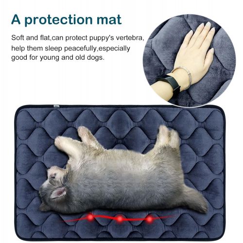  Hero Dog Dog Bed Mat Crate Pad Anti Slip Mattress Washable for Large Medium Small Pets Sleeping