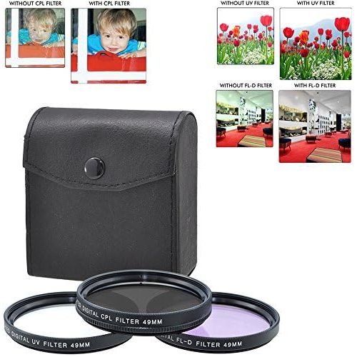  [아마존베스트]Canon EF 50mm f/1.8STM Lens for Canon SLR Cameras (International Version) + ND Filters ND2, ND4, ND8 + 11pc Deluxe Accessory Kit w/HeroFiber Ultra Gentle Cleaning Cloth