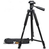 HeroFiber Xtech Pro Series 72’ inch Tripod with Carrying Case, 3 Way Pan-Head for Canon, Nikon, Olympus, Sony, Fuji, Samsung, Panasonic, Pentax and Other Similar Digital Cameras and Camcorde
