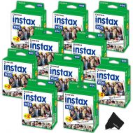 HeroFiber FujiFilm Instax Wide Instant Film 10 Pack (10 x 20) Total of 200 Photo Sheets - Compatible with FujiFilm Instax Wide 300, 210 and 200 Instant Cameras