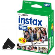 HeroFiber FujiFilm Instax Wide Instant Film 4 Pack (4 x 20) Total of 80 Photo Sheets - Compatible with FujiFilm Instax Wide 300, 210 and 200 Instant Cameras