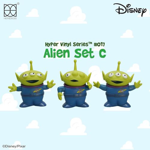  Herocross HVS #015 Disney Toy Story Alien Set #C 3” Vinyl Figure