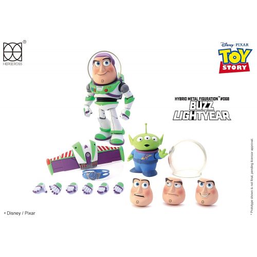  Herocross HMF #068 Disney Toy Story Buzz Lightyear Hybrid Metal 6” Action Figure