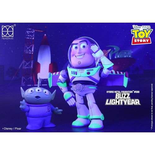  Herocross HMF #068 Disney Toy Story Buzz Lightyear Hybrid Metal 6” Action Figure