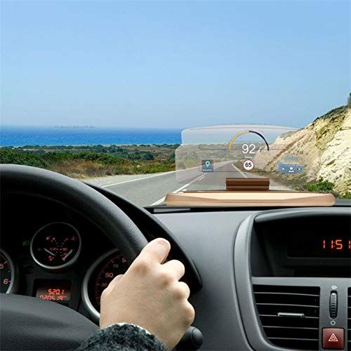  HerrosV HUD Navigation Display Holder Phone Stand GPS Navigation Bracket Car Mount Mobile Holder