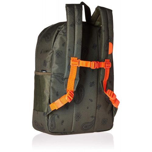  Herschel Kids Heritage Youth XL Childrens Backpack, Bandana Paisley/Vermillion Orange, One Size